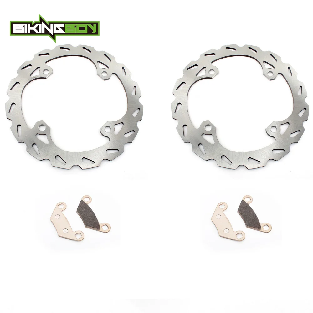 

BIKINGBOY ATV Front Brake Discs Disks Rotors Pads for POLARIS 550 Sportsman / Touring EPS X2 10 11 2012 850 XP Sportsman Forest