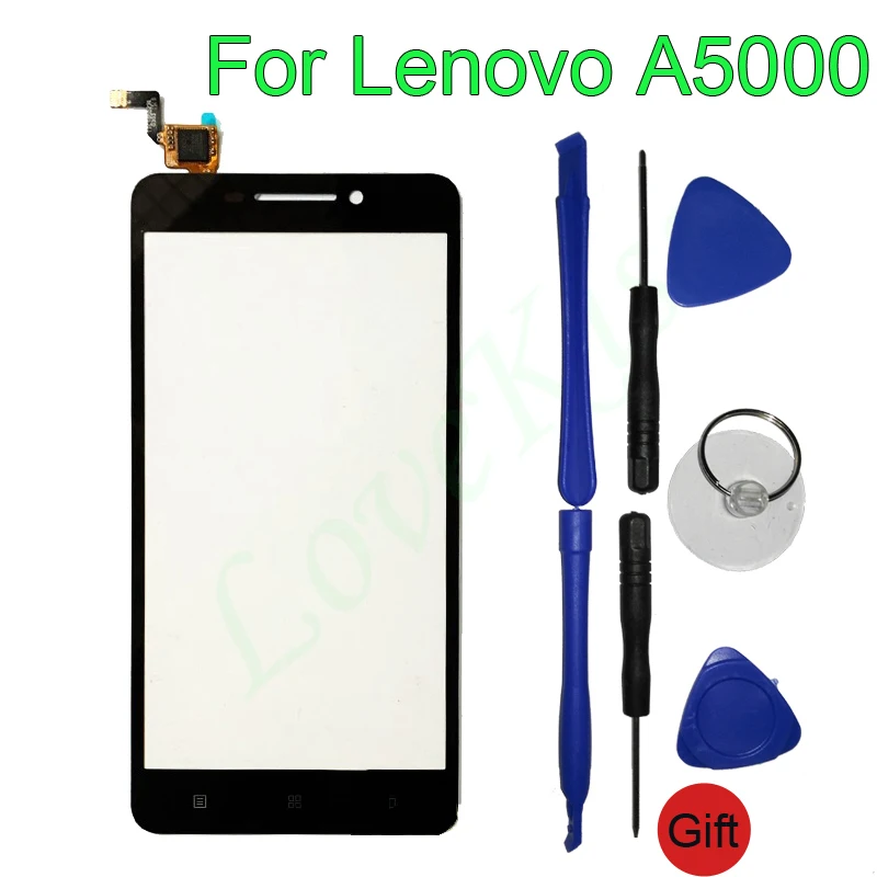 

A5000 Front Panel Touchscreen For Lenovo A5000 Smartphone Touch Screen Sensor LCD Display Digitizer Glass TP Repair Replacement