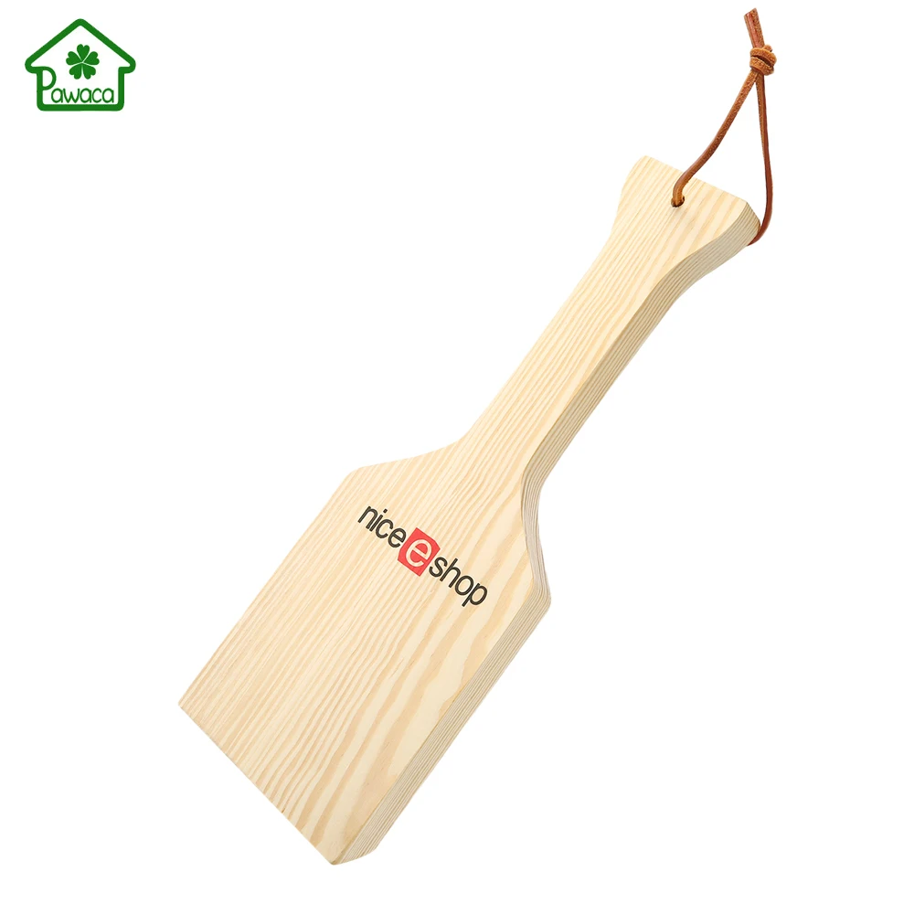 New Barbecue Tool Premium Cedar Scraper Natural Cedar Wood Shovel BBQ