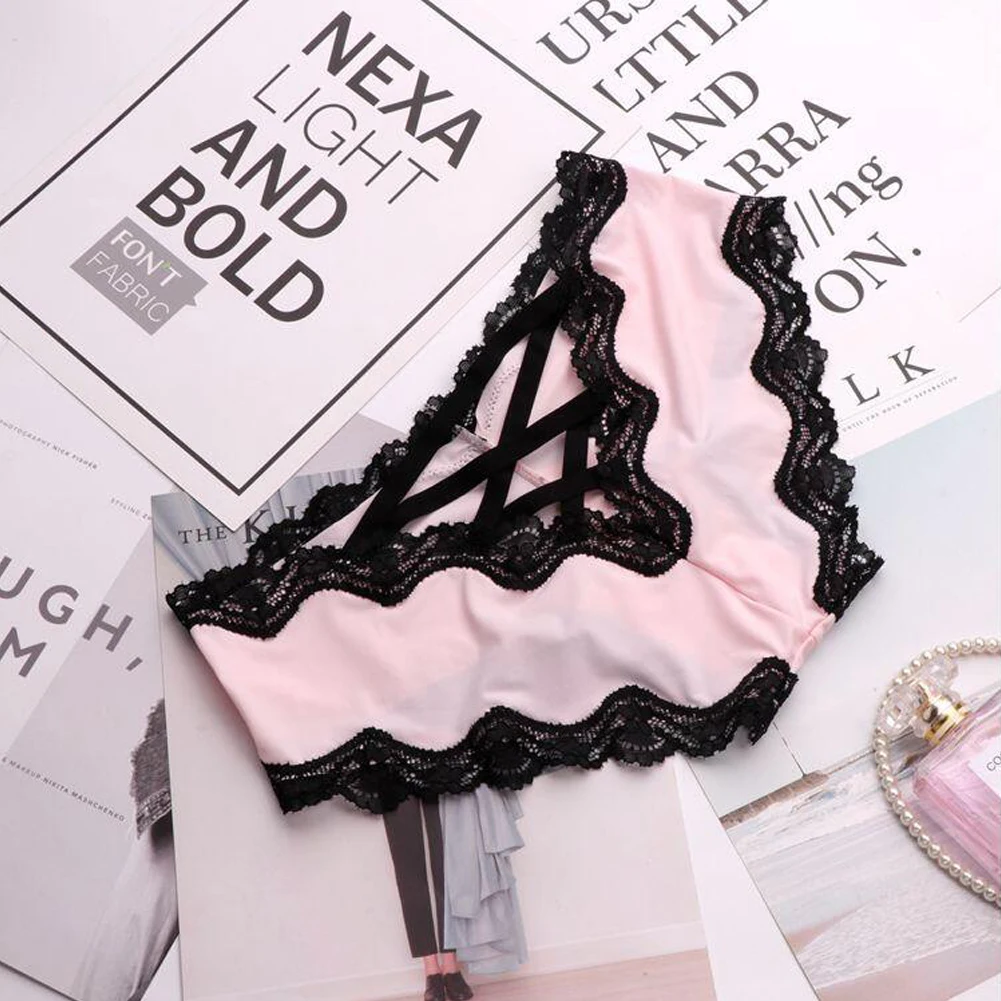 Sexy Lace Panties Women Sexy Lingerie Low Waist Breathable Underwear Briefs Hipster