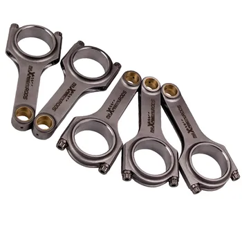 

5pcs 144mm Connecting Rod For Audi RS3 TT RS 5 Cylinder 2.5L Connect rods Conrod ARP 2000 Bolts Forged 4340 Con Rod Bielle