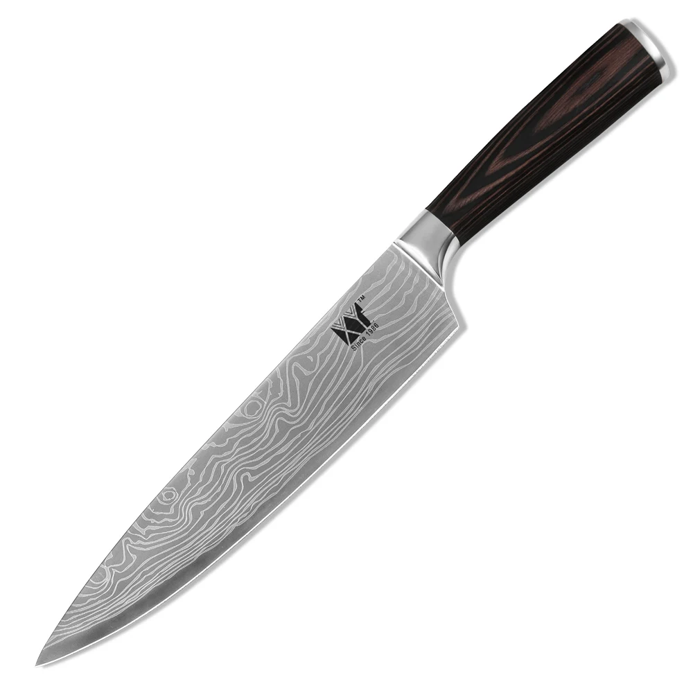 XYJ Brand Chef Knife 8 Inch Kitchen Knife 7Cr17 Stainless Steel Blade