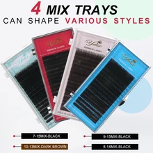 1 шт./Набор ресницы натуральные накладные ресницы норковые ресницы Cilios Posticos индивидуальное наращивание ресниц поддельные шелковые ресницы из кирпика человеческие волосы