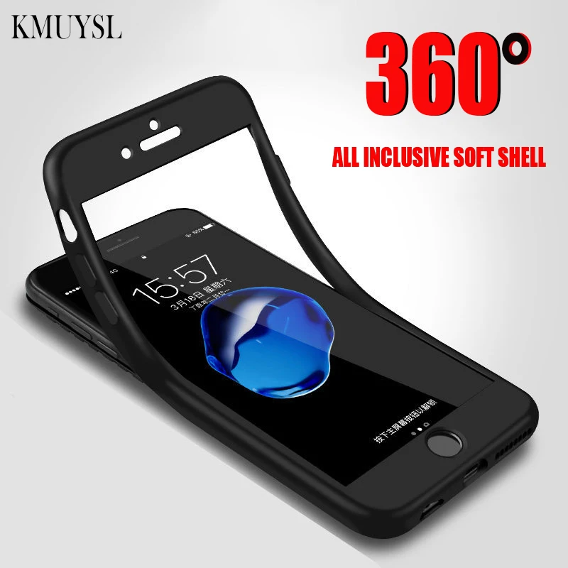 

360 Full Cover Silicon Case For Xiaomi Redmi 6 Note 5 6 Pro 4X 5A 5 Plus S2 Capa For Xiaomi Mi 8 SE A2 Lite A1 5X 6X Note 3 Case