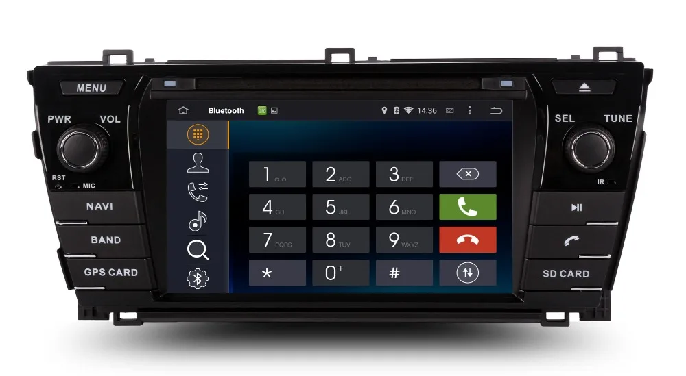 Top 7" Android Car DVD Player with TV/BT GPS 3G WIFI DVR,Audio Radio Stereo,Car PC/multimedia headunit for TOYOTA COROLLA 2013 2014 4