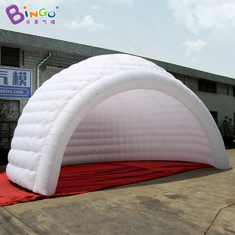  Free shipping 8X7X5 M cheaper LED lighting inflatable dome tent for event inflatable white igloo te