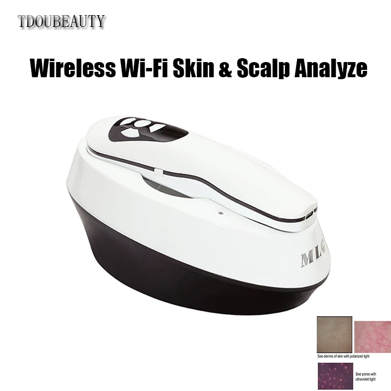 TDOUBEAUTY BM-999 беспроводная технология зарядки беспроводной Wi-Fi кожи и кожи головы автоматический анализатор крем для кожи ДЛЯ порезов и ожогов