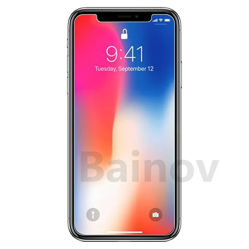 Ультратонкое закаленное стекло 9H для iPhone 8 7 6 6S Plus Защитная пленка экрана iphone x 5 5S se