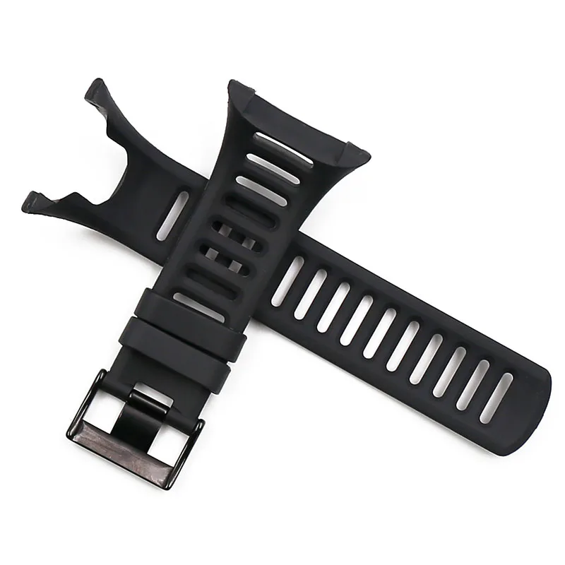 Men watch band Rubber strap watch accessories pin buckle for Suunto Ambit1 2 3P SPORT RUN outdoor sports strap female bracelet