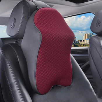 

CITALL 1pc Car Auto Seat Soft Headrest Pad Memory Foam Pad Pillow Head Neck Rest Support Cushion Portable Travel