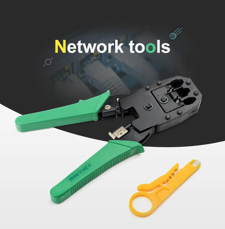 Network Cable Pliers RJ45 RJ11 Crimping Cable Stripper Crimper RJ45 Pressing Line Clamp Pliers