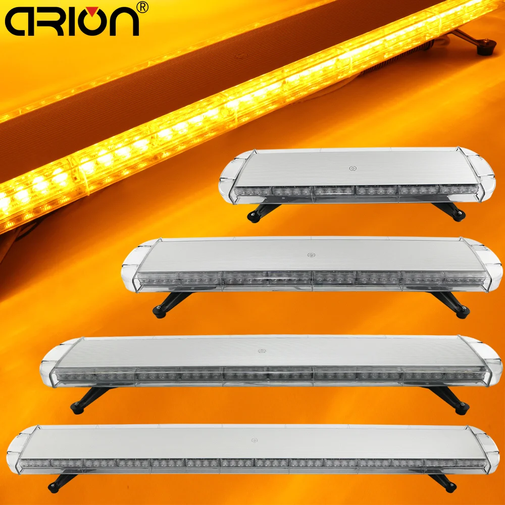 

CIRION 30" to 72" Led strobe flash warning light bar Car Trucks Beacons Safety emergency lights Lightbar 12V/24V Amber Yellow