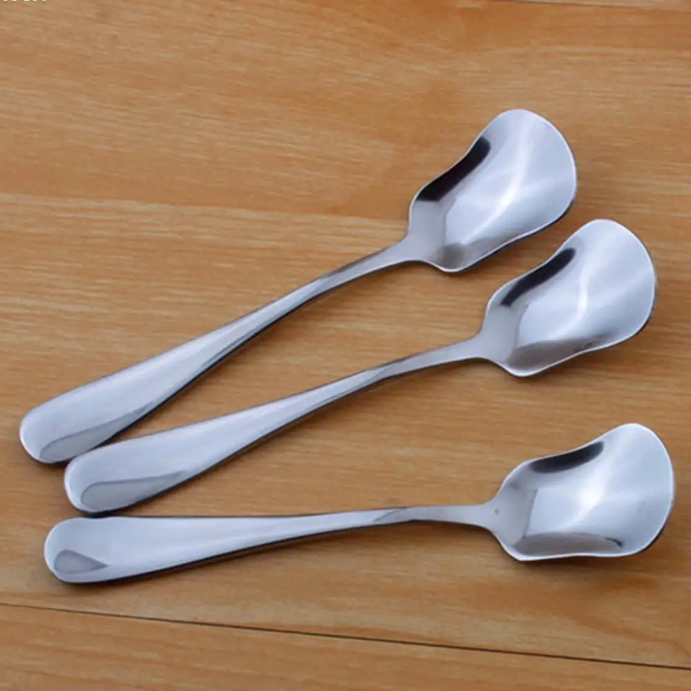 1 pc Lovely Ice Cream Spoon Stainless Steel Tea spoon Dessert Coffee