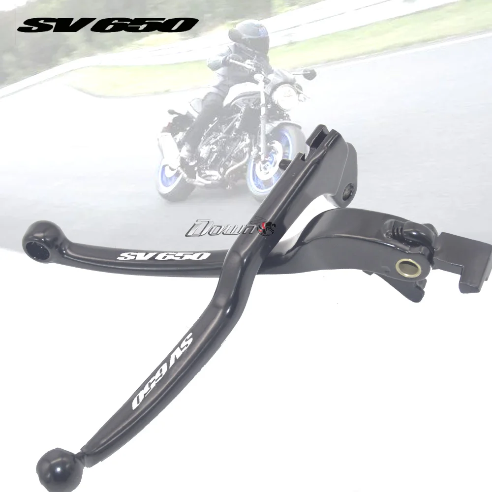 

Black Brake Clutch Levers for Suzuki SV650 SV 650 2016 2017 2018 2019 With Logo(Laser) SV650