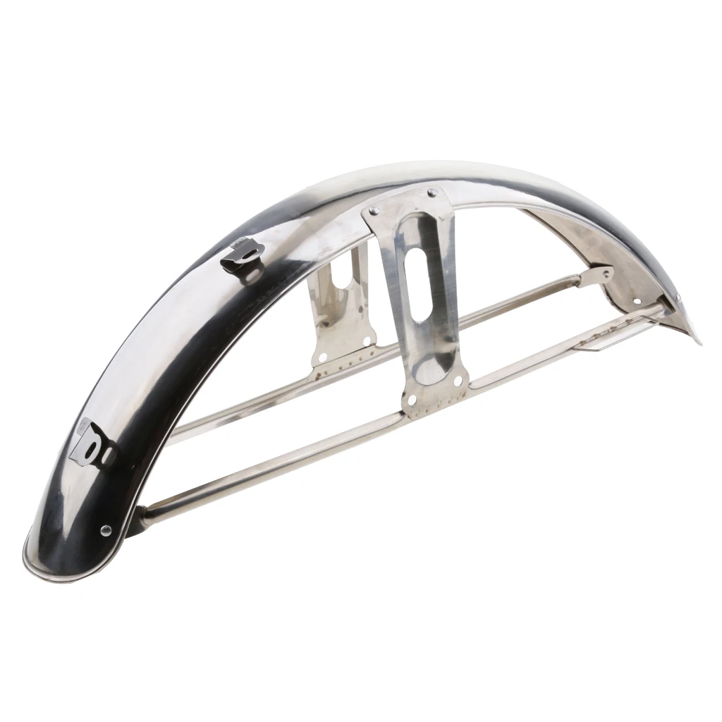 Motorcycle Stainless Steel Front Fender Mudguard Mud Guard Wheels Cover for Honda CG125 Motorcycle Front Fender