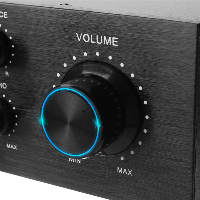 Comprar Amplificador de Audio sin pérdidas USB SD versión inalámbrica 1120W 5CH bluetooth 4ohm AMPLIFICADOR DE POTENCIA ESTÉREO envolvente Home Karaoke Cinema