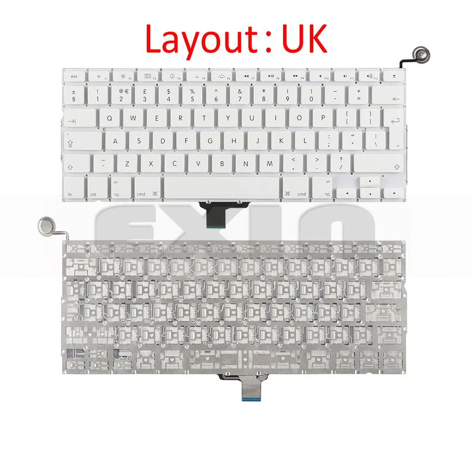  New A1342 Keyboard US USA English UK French Russian Keyboards for Apple Macbook 13