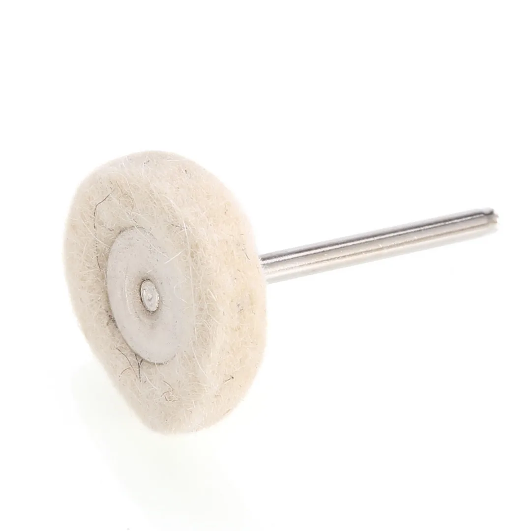 10PCS Rotary Wool Felt Polishing Buffing Wheel Pad Mini Drill Grinder for Wood Metal Buffing Pad Polishion Tools