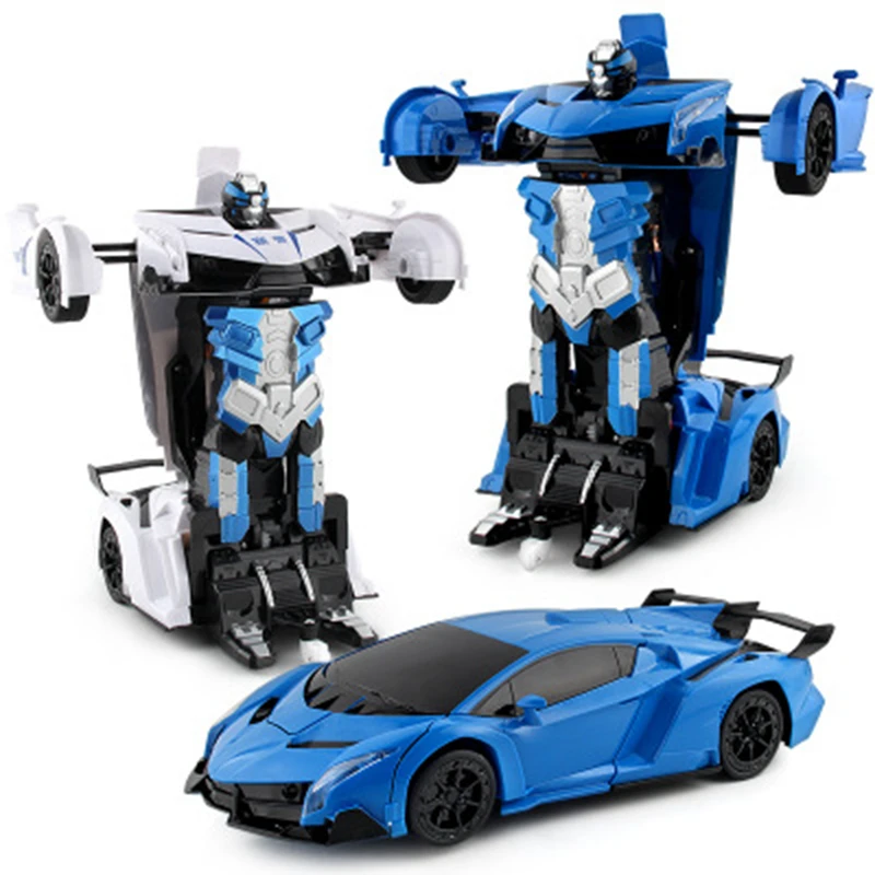 1 12 Gesture Sensing One Click Deformation Model Toy font b Car b font For Kids