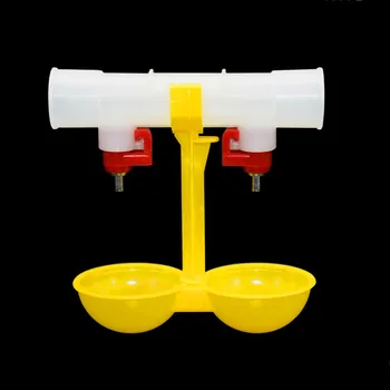 

1pcs Chicken drinking cup Quail water bowls Double Hanging Cup Pheasant drink Chicken Tools Chicken Poultry supplies