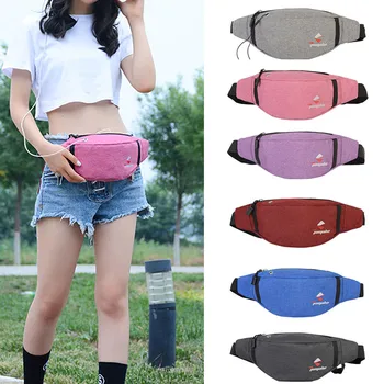 

Sleeper #W401 2019 NEW FASHION Men's And Women's Fitness Pockets Sports Running Chest Bag Shoulder Bag daily solid Free Shipping