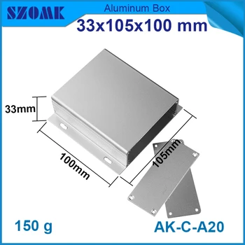 

4 pcs/lot aluminium box enclosure electronic Diy 33*105*100mm china market of electronic