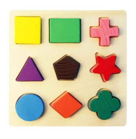 Деревянные Обучающие геометрическая форма доска парные головоломка здание рано утром детская развивающая игрушка LYQ