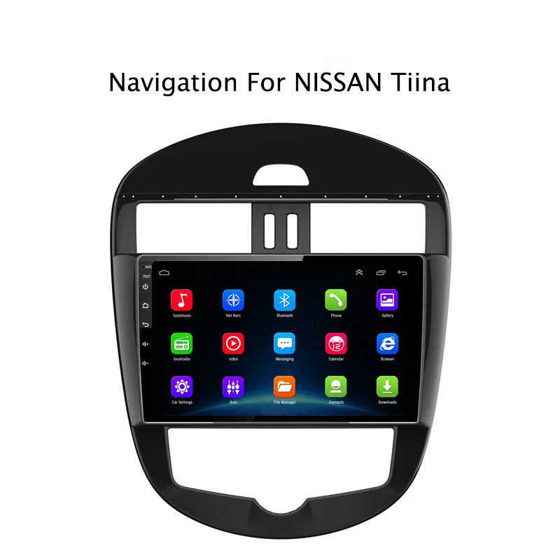 Top 10.1" 2G RAM 32G ROM Car DVD GPS Navigation For Nissan Tiida 2011-2015 with Radio Head Unit,support 4G LTE 1