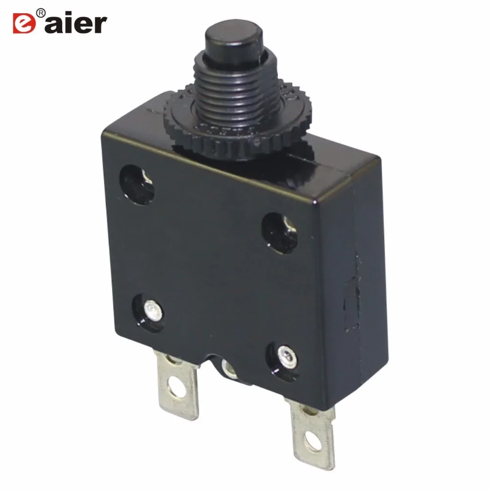 

3Pcs Thermal Switch Circuit Breaker Overload Protector Air Compressor Switches 20A/30A/40A With Waterproof Cover Cap