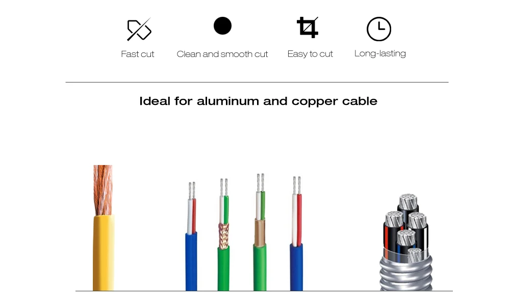 COLORS HS - 325A Below 240 Square Millimeter Multi-functional Ratchet Cable Cutter Wire Cutting Hand Tool