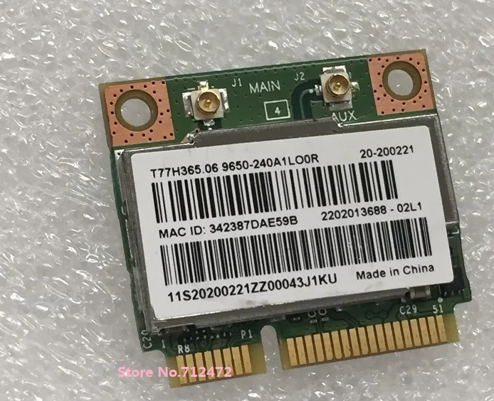 SSEA оптовая продажа Новая беспроводная карта для Broadcom BCM943228HMB half Mini PCI-E 802.11a/b/g/n 2,4G/5 Ghz wifi bluetooth BT 4,0