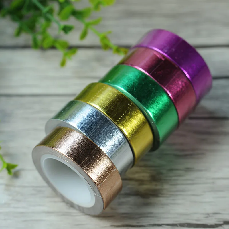 Gold Foil Printing Washi Tape For Christmas&Halloween Card 15mm Japanese Washi Decorative