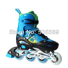 Регулируемые роликовые коньки с защитными шлемами для детей и взрослых мигающее колесо
