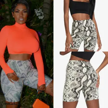 

Womens Hot Shorts Gym Shorts Dance Cycle Sports Printed Trouses Fitness Stretch Mini Shorts