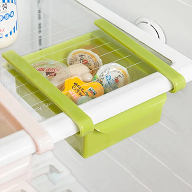 

Refrigerator Twitching Storage Box Eco-Friendly Fridge Storage Rack Layer Food Fresh Crisper Rack Container Storage Box