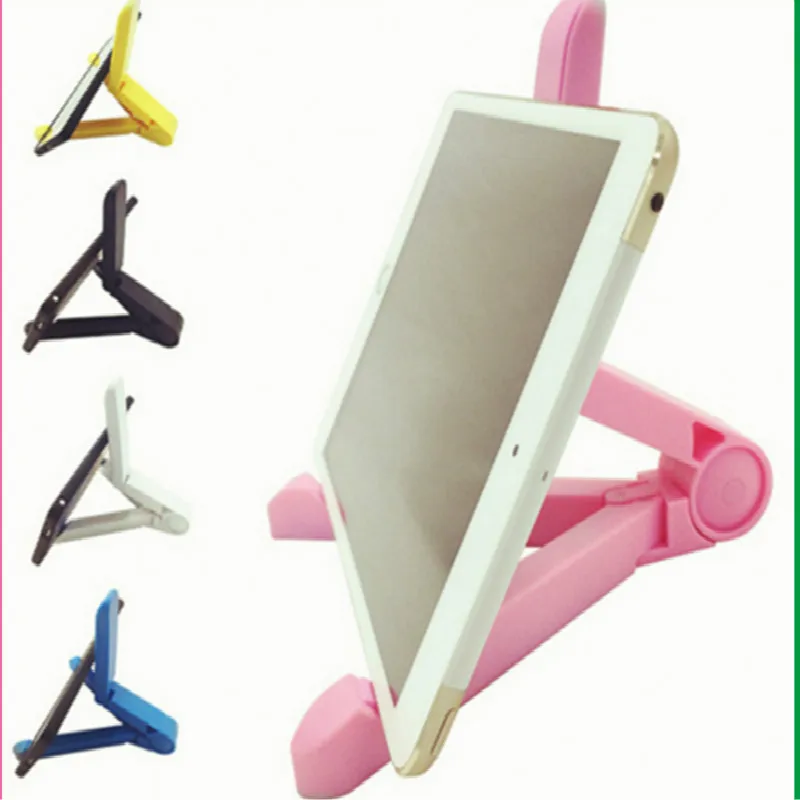 

Universal Foldable Phone Tablet Holder Adjustable Desktop Mount Stand Tripod Stability Support for Pad Table