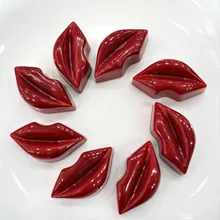 Полостей форма губ с английскими словами kiss me Жесткий ПК поликарбонатовый для шоколада плесень помадка формы для выпечки Инструменты
