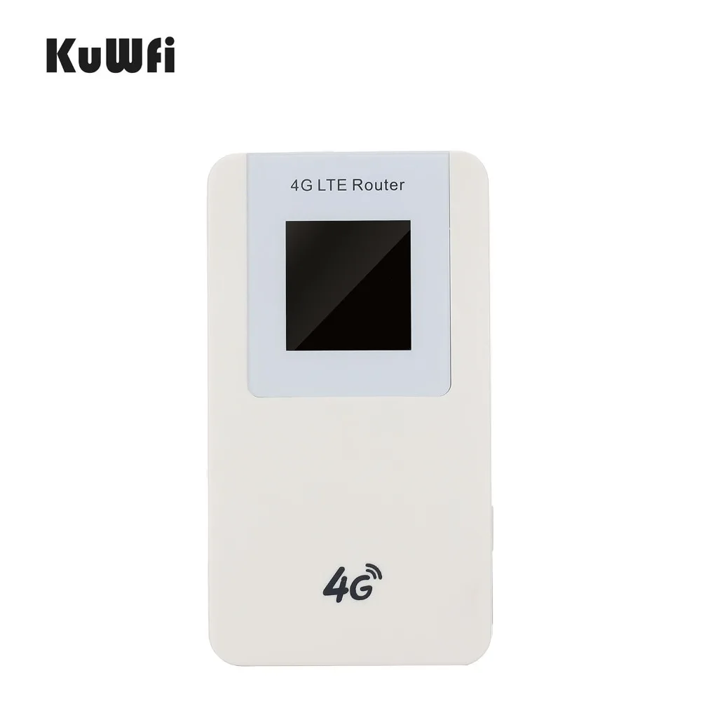 KuWFi мобильный 4G Роутер разблокированный LTE беспроводной WIFI роутер Мини