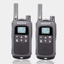 Перезаряжаемая walky talky длинная дистанция T80 PMR рация с кодом конфиденциальности VOX PMR446 ham Радио Лицензия бесплатно двухстороннее радио