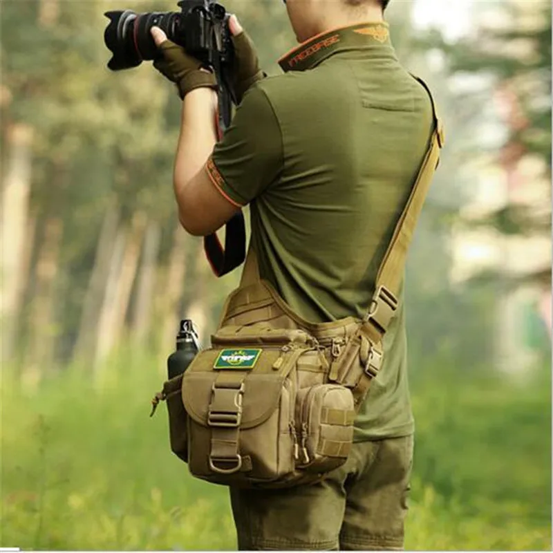 Сумки седла высокого качества для SLR камеры нейлоновая дорожная и школьная сумка
