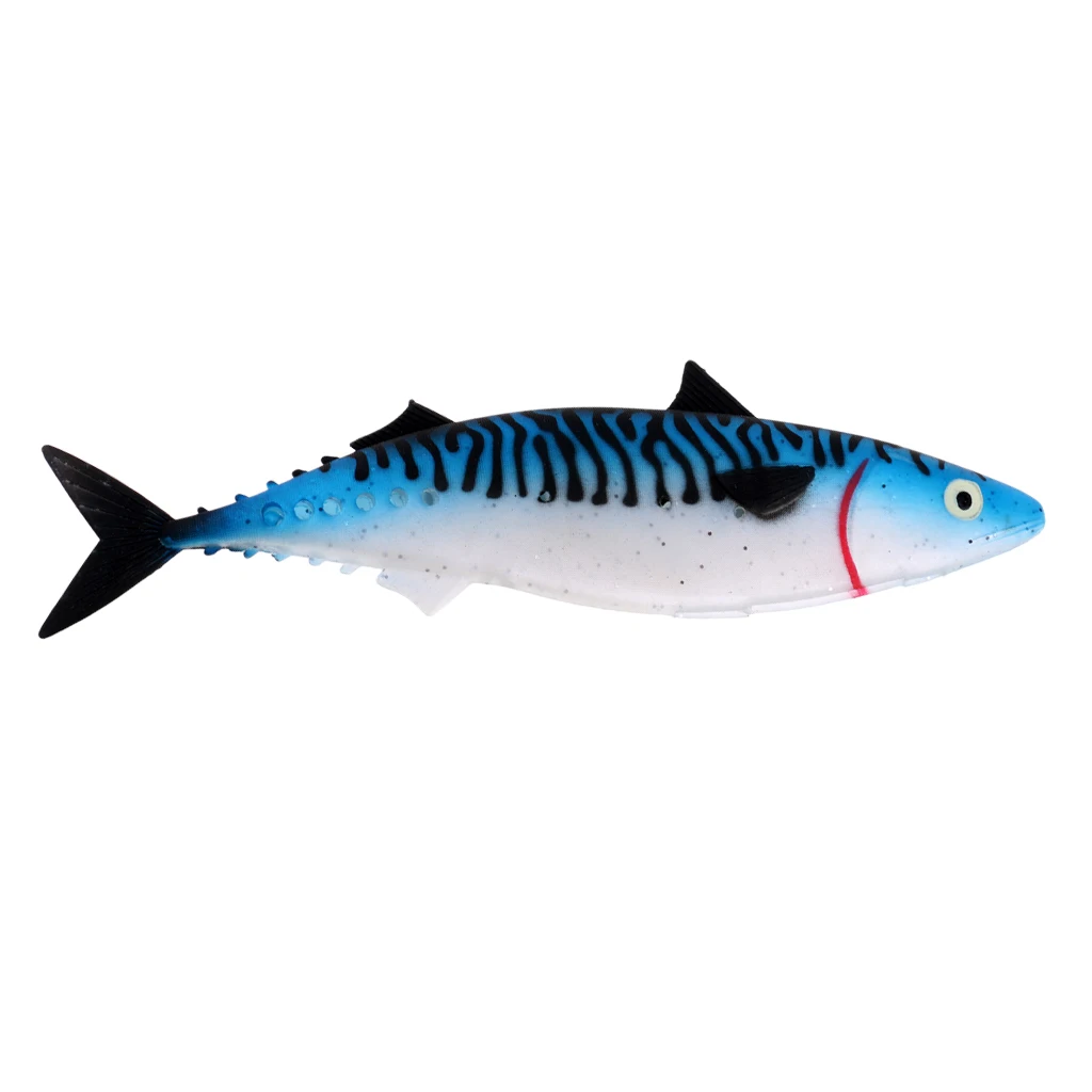 PVC Life-like Soft Baits Simulate Hollow Fish Lure Big Size Deep Sea Fishing Lures 29cm Big Size Game Lure
