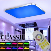 Ceiling Lights RGB 16 million color LED Ceiling Light Luminaria for Living Room Bedroom AC220V