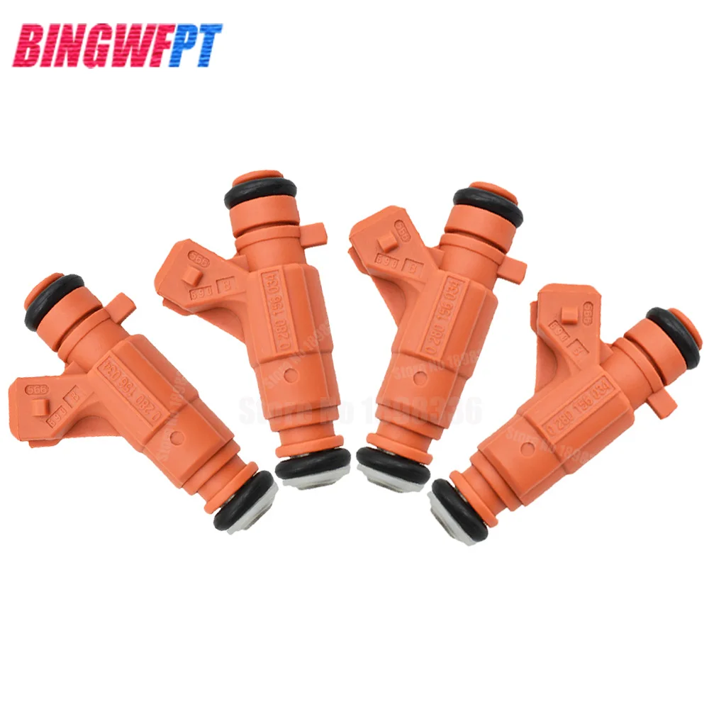 

4PCS Fuel Injector Petrol For Peugeot 1007 206 307 Partner (TU5JP4) 1.6l 16v 1984E9 New! 0280156034 9638220380