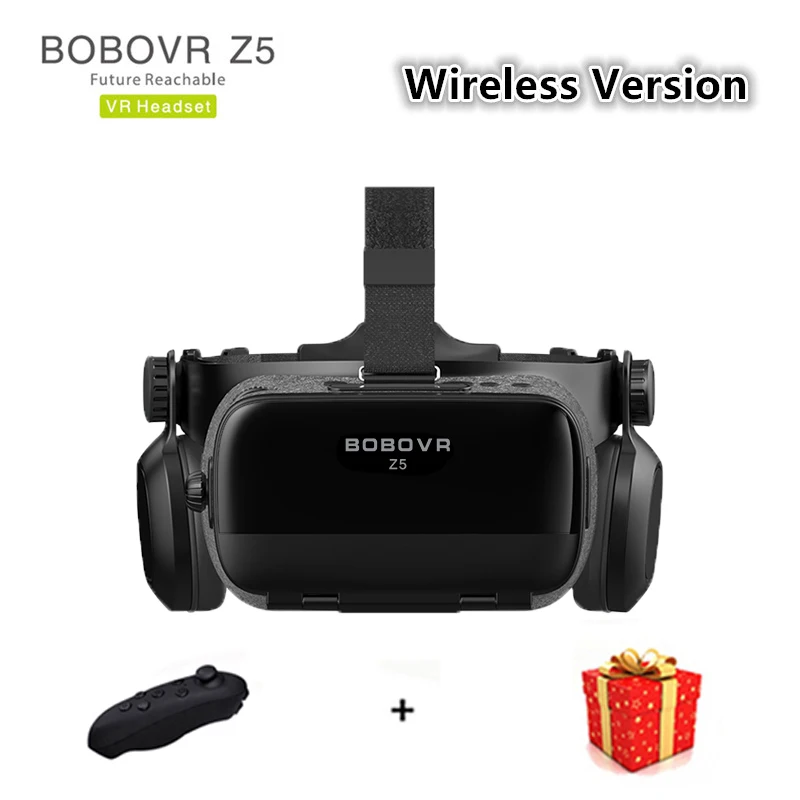 

Bobovr Z5 Bobo VR Headset Bluetooth Helmet 3D Glasses Virtual Reality For iPhone Android Smartphone Smart Phone Goggles Lens Ios