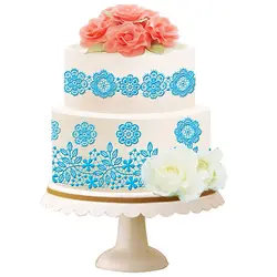 Декоративная форма для торта, силиконовая форма для торта, листообразный кружевной цветок из мастики кондитерской, новая форма для помадки