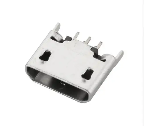 10 шт. плоский разъем MICRO USB вертикальный 5pin 180 градусов Разъем для мобильного