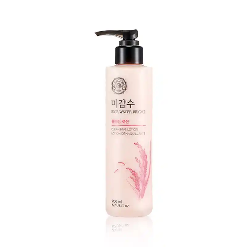 face shop rice water bright face wash