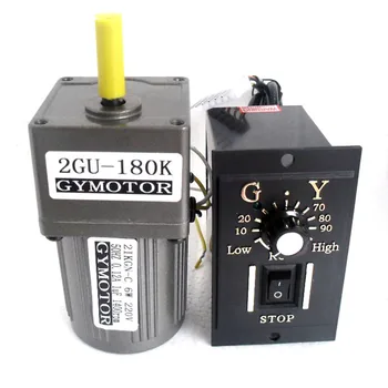

New 6w 220V vertical four-stage geared motor AC speed control motor + speed governor