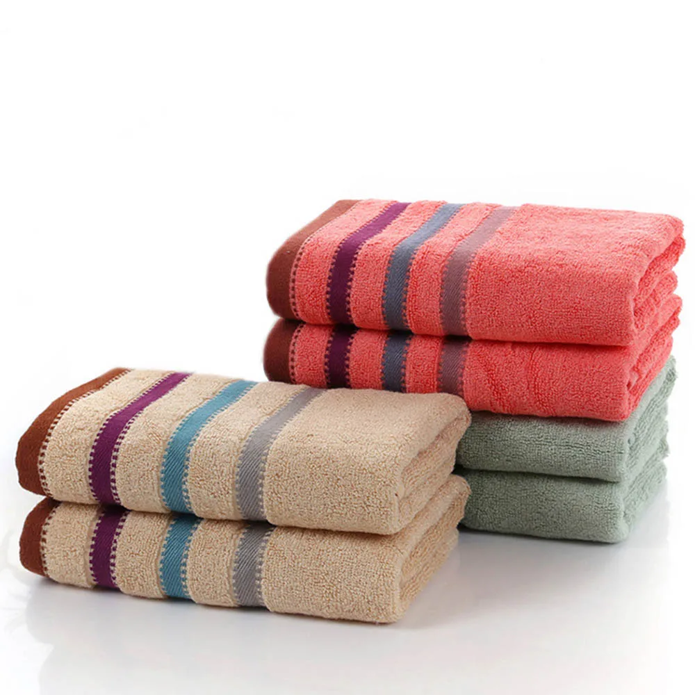 Длинный штапель бамбуковое волокно, мягкие простые полотенца супер абсорбирующий чесаный здоровье лицо полотенца для ванной домашнее