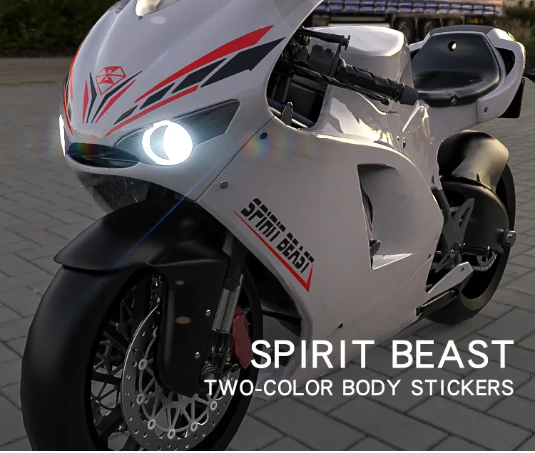 Дух зверя мотоциклетные наклейки аксессуары водонепроницаемый для Benelli Honda Yamaha Triumph Kawasaki Royal Enfield Ducati Bmw Suzuki